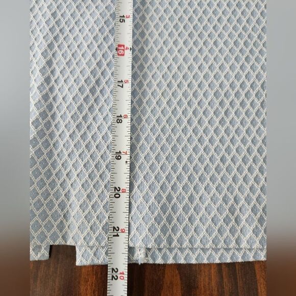 Margaret M stitchfix pencil skirt women's Medium blue white - Picture 4 of 5